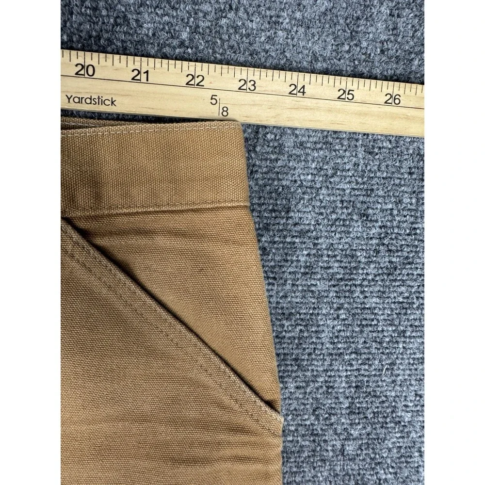 Vtg Carhartt 62W Duck Canvas Double Knee Men's 46x30‎ Union Made Distressed Fade